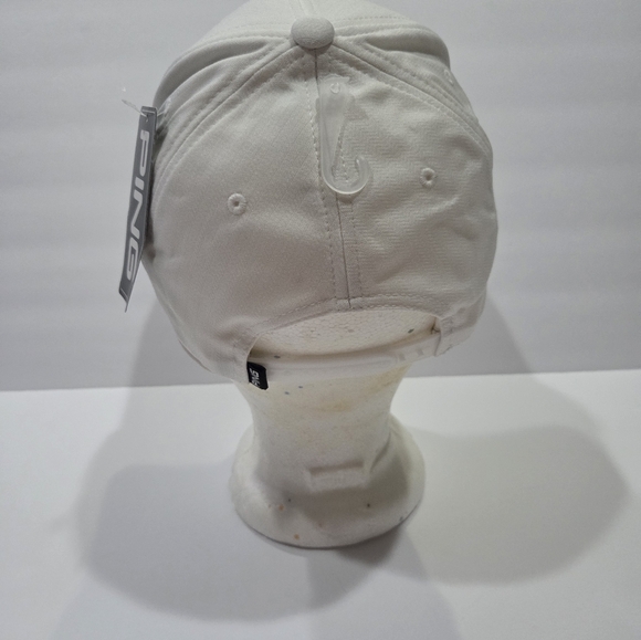 NWT Ping White Baseball Cap 110 Flex Fit Tech - Picture 5 of 8